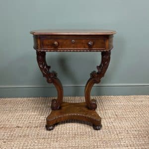 Fine Mahogany Antique Regency Side Table 15 Regency Mahogany Antique Side Table