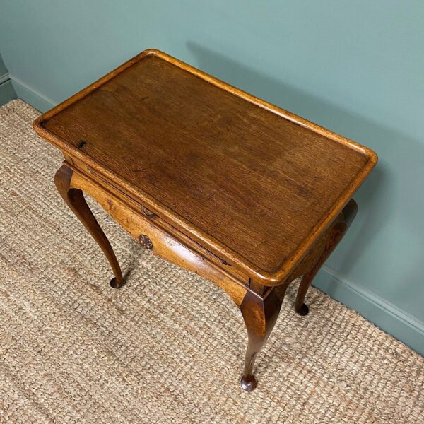 Country Oak Antique Side Table