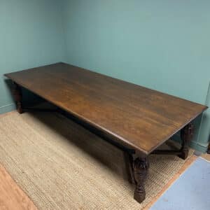 Large Mahogany Antique Victorian Dining Table 16 Huge Victorian Antique Dining Table made from solid Oak