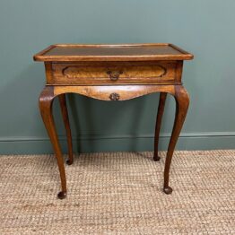Country Oak Antique Side Table