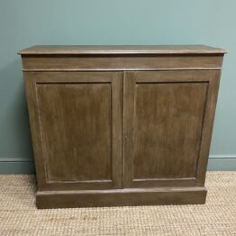 Country House Victorian Painted Antique Cupboard