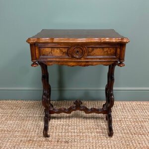 Victorian Walnut Antique Side Table