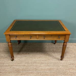 Victorian Oak Antique Writing Desk
