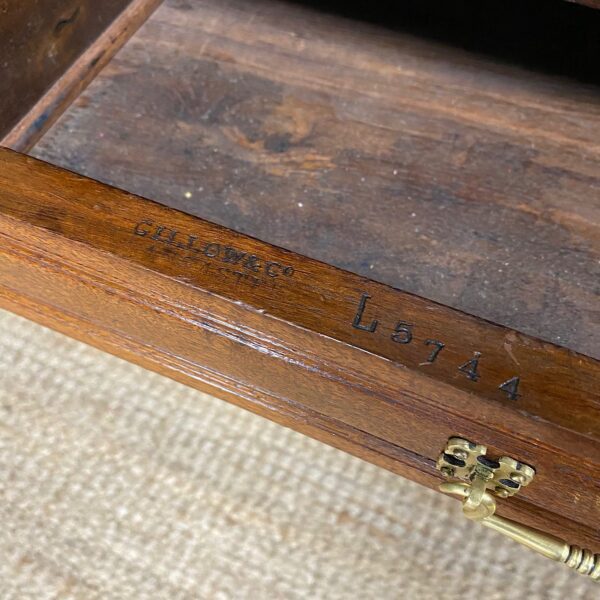 Unusual Victorian Gillows Walnut Secretaire Cabinet