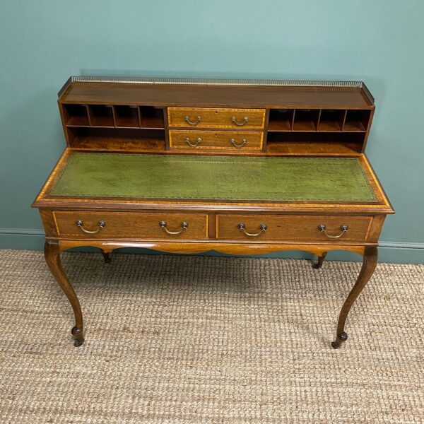 Fine Quality Edwardian Mahogany Antique Writing Desk