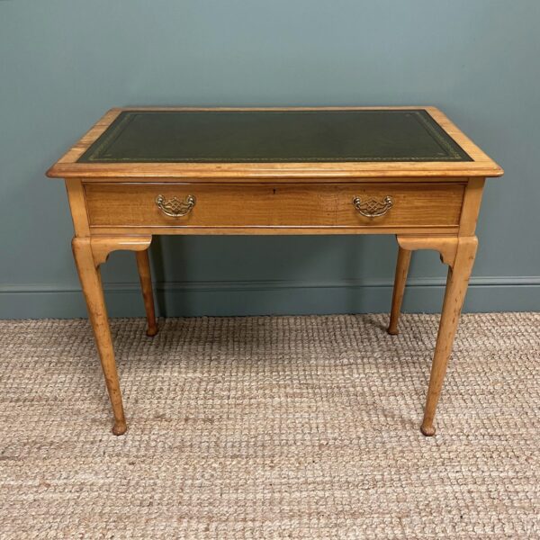 High Quality Antique Satinwood Writing Table by Gillows