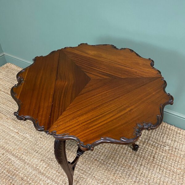 Unusual Victorian Antique Corner Table