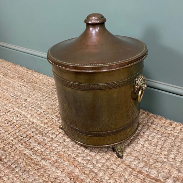 Decorative Antique Coal Bucket