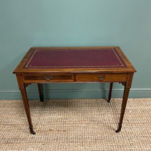 Spectacular Quality Victorian Antique Rosewood Desk 16 Antique Victorian Rosewood Desk by Maple & Co