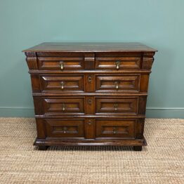 Quality Oak 17th Century Chest of Drawers