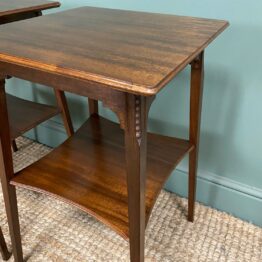 Superb Pair of Antique Side Tables / Lamp Tables