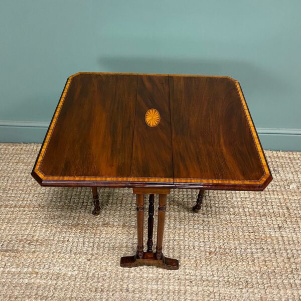 Elegant Antique Inlaid Sutherland Table