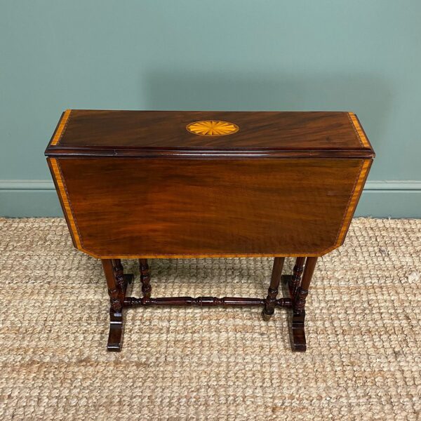 Elegant Antique Inlaid Sutherland Table