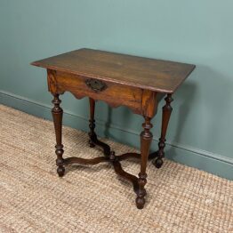 Small Antique Oak Low Boy / Side Table