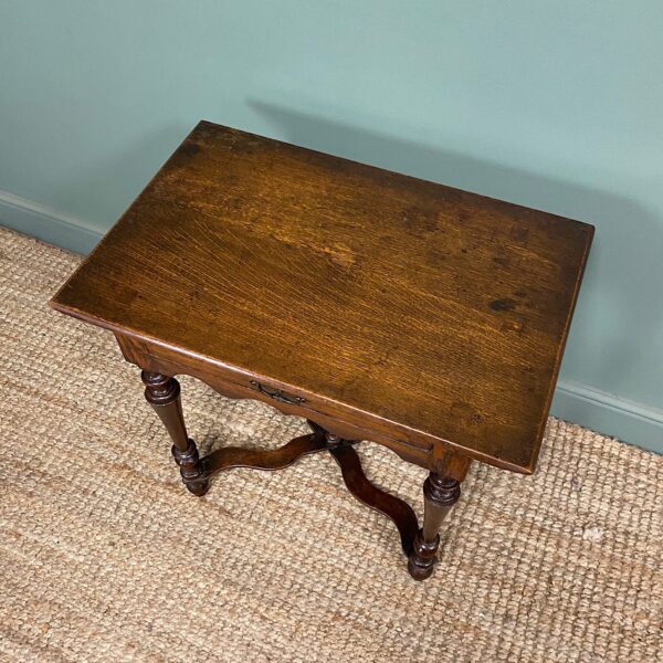 Small Antique Oak Low Boy / Side Table
