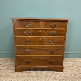 Quality Antique Edwardian Mahogany Chest of Drawers