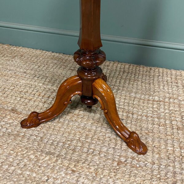 Quality Antique Victorian Mahogany Lamp Table / Occasional Table