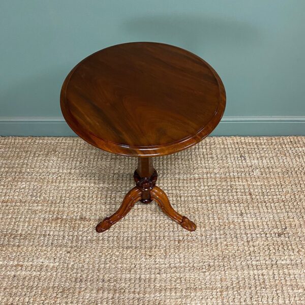 Quality Antique Victorian Mahogany Lamp Table / Occasional Table