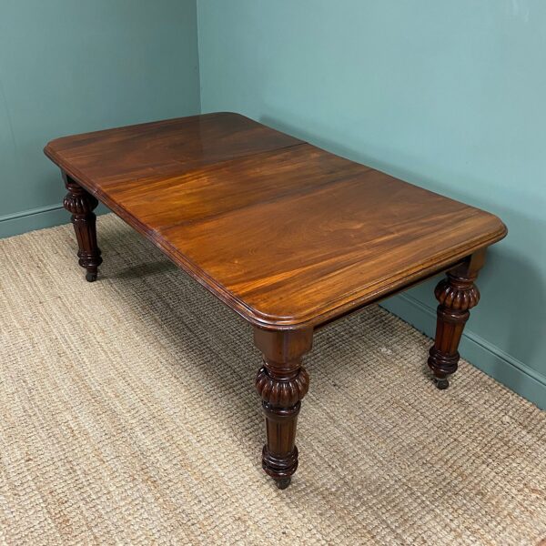 Country Mahogany Extending Antique Wind-Out Dining Table