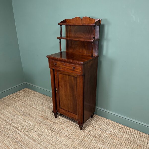 Superb Slim Antique Victorian Mahogany Chiffonier / Cupboard