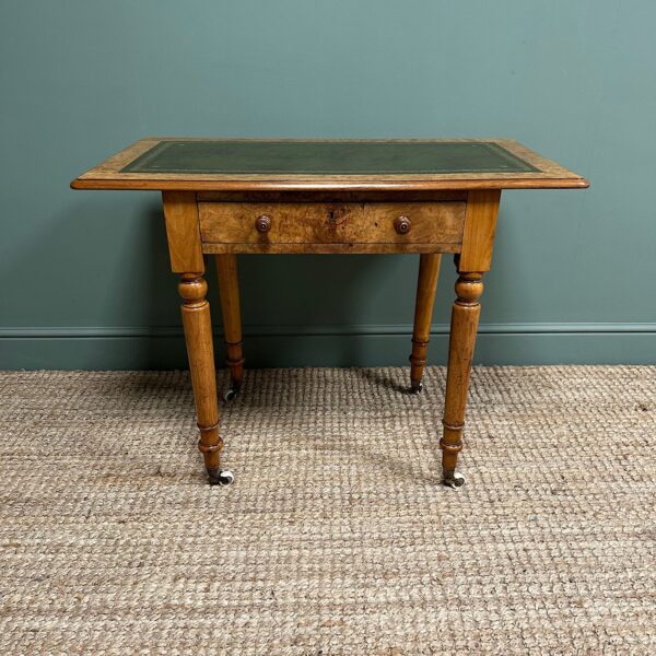 Quality Antique Victorian Walnut Writing Table