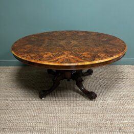 Stunning Antique Victorian Walnut Dining Table