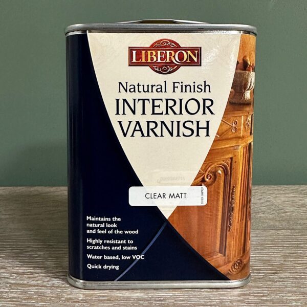 Liberon Natural Finish Interior Varnish - Matt