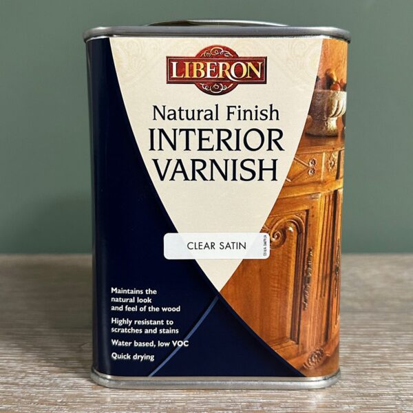 Liberon Natural Finish Interior Varnish - Satin