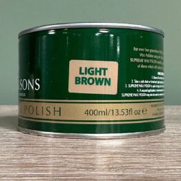Home 93 Fiddes Supreme Wax Polish Light Brown 400ml