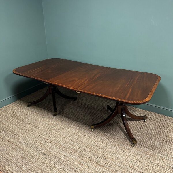 Superb Quality Twin Pedestal Antique Dining Table
