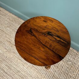 High Quality Victorian Rosewood Antique Occasional Table