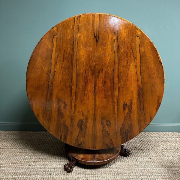 Striking Circular Antique William IV Dining Table