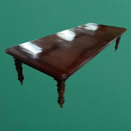 Large Antique Victorian Mahogany Dining Table