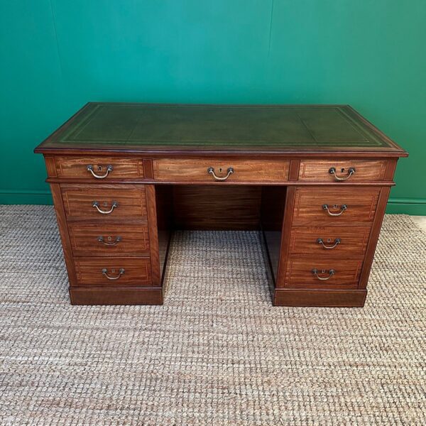 Outstanding Large Victorian Mahogany Desk