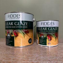 Fiddes Clear Glaze Varnish Satin