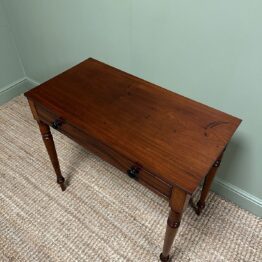 Elegant Antique Victorian Mahogany Side Table