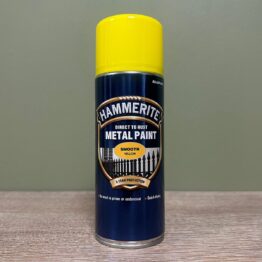 Hammerite Aerosol Metal Paint Yellow