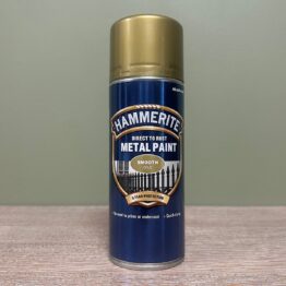 Hammerite Aerosol Metal Paint Gold