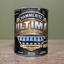 Hammerite Ultima Metal Paint Dark Grey Matt