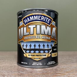 Hammerite Ultima Metal Paint Black Matt