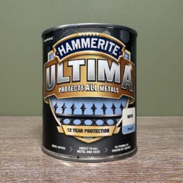 Hammerite Ultima Metal Paint White Smooth