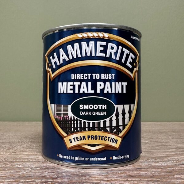 Hammerite Metal Paint Smooth Dark green