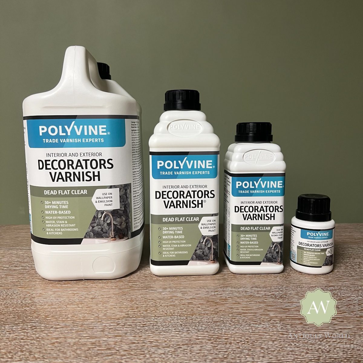 Polyvine Decorators Varnish 5 AW Polyvine Decorators Varnish - Dead Flat