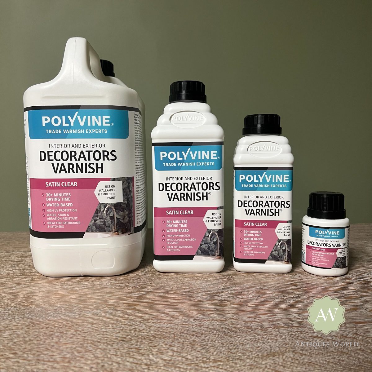 Polyvine Decorators Varnish 4 AW Polyvine Decorators Varnish - Satin