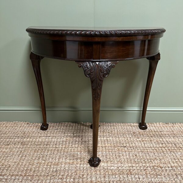 Stunning Antique Edwardian Card Table / Side Table