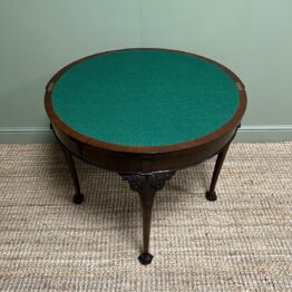 Stunning Antique Edwardian Card Table / Side Table