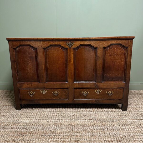 Country House Period Antique Oak Mule Chest