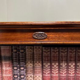 Antique Victorian Open Bookcase