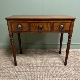 Elegant Antique Georgian Mahogany Side Table