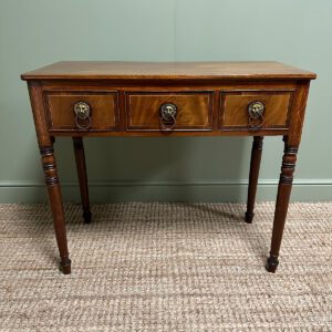 Country House Mahogany Antique Georgian Side Table 14 Antique Georgian Mahogany Side Table
